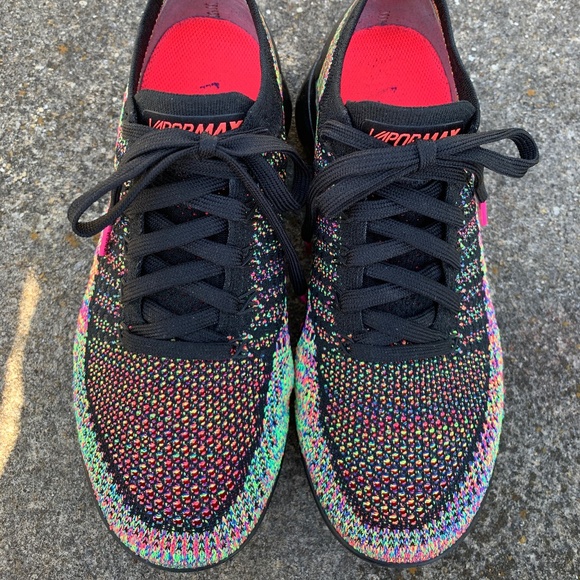 Nike Shoes - Nike VaporMax Flyknit 2 Black Multi 7.5 Women's